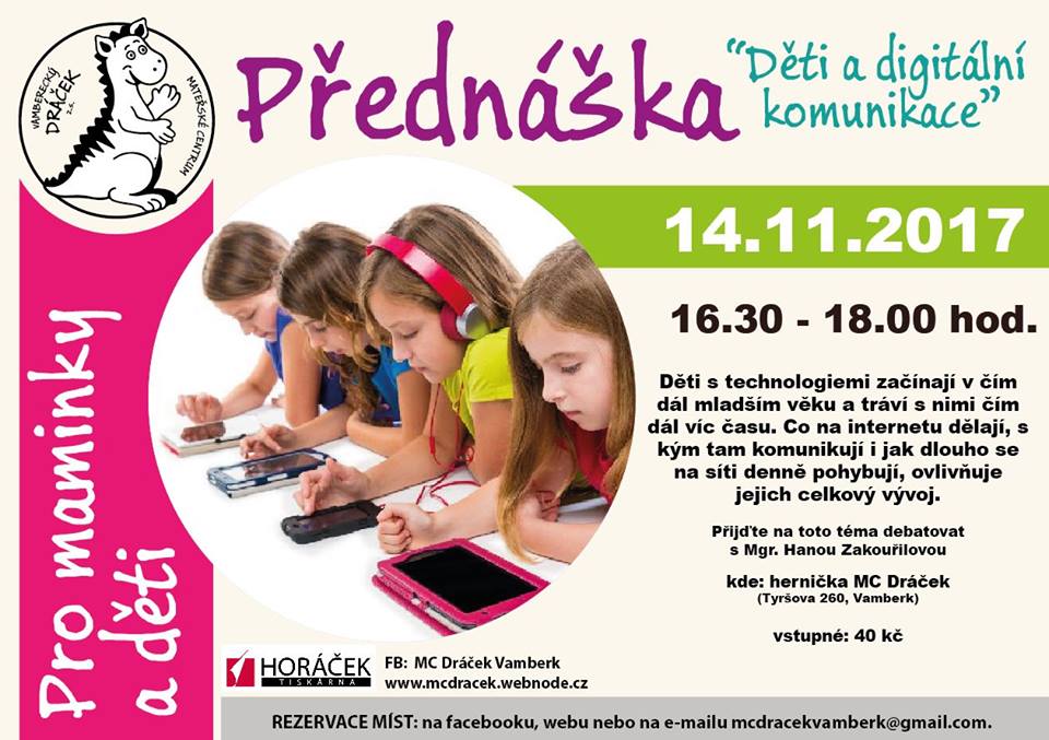 14.11.2017 - Přednáška - MC Dráček
