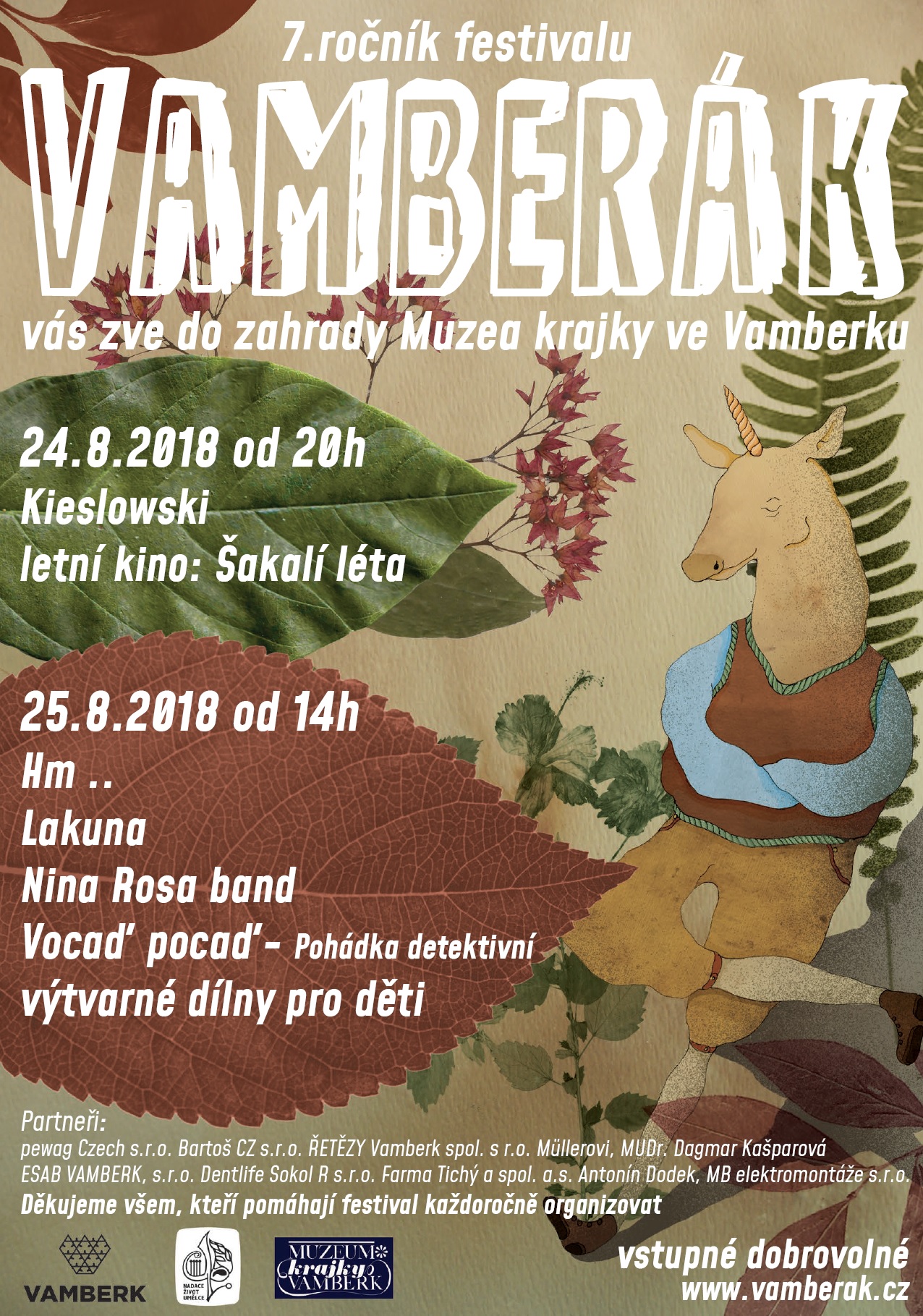 24. a 25.08.2018 -Festival Vamberák